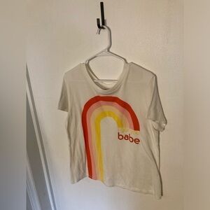 Junk Food I got you babe rainbow shirt sleeve t-shirt in Great Cond. Size XXL